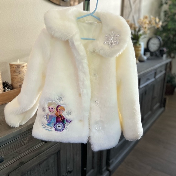 Disney Frozen Fur Jacket - Picture 2 of 3